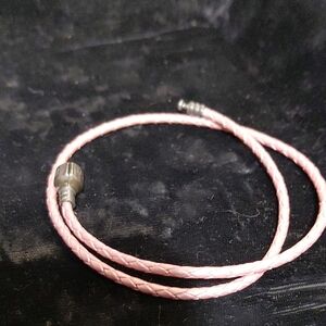 Pandora Pink Braided Bracelet